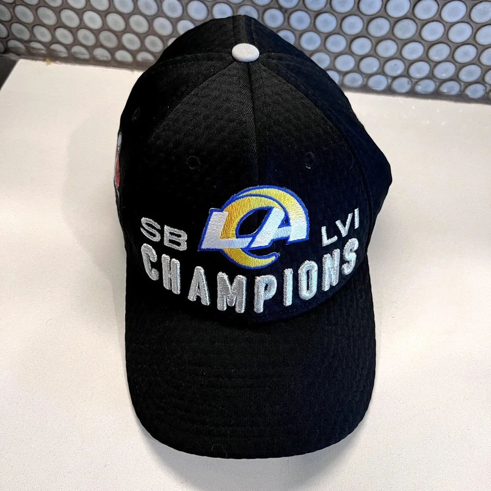 LA Rams Super Bowl LVI Champions Hat‎ Cap Snap Back New Era 9FORTY Adjustable